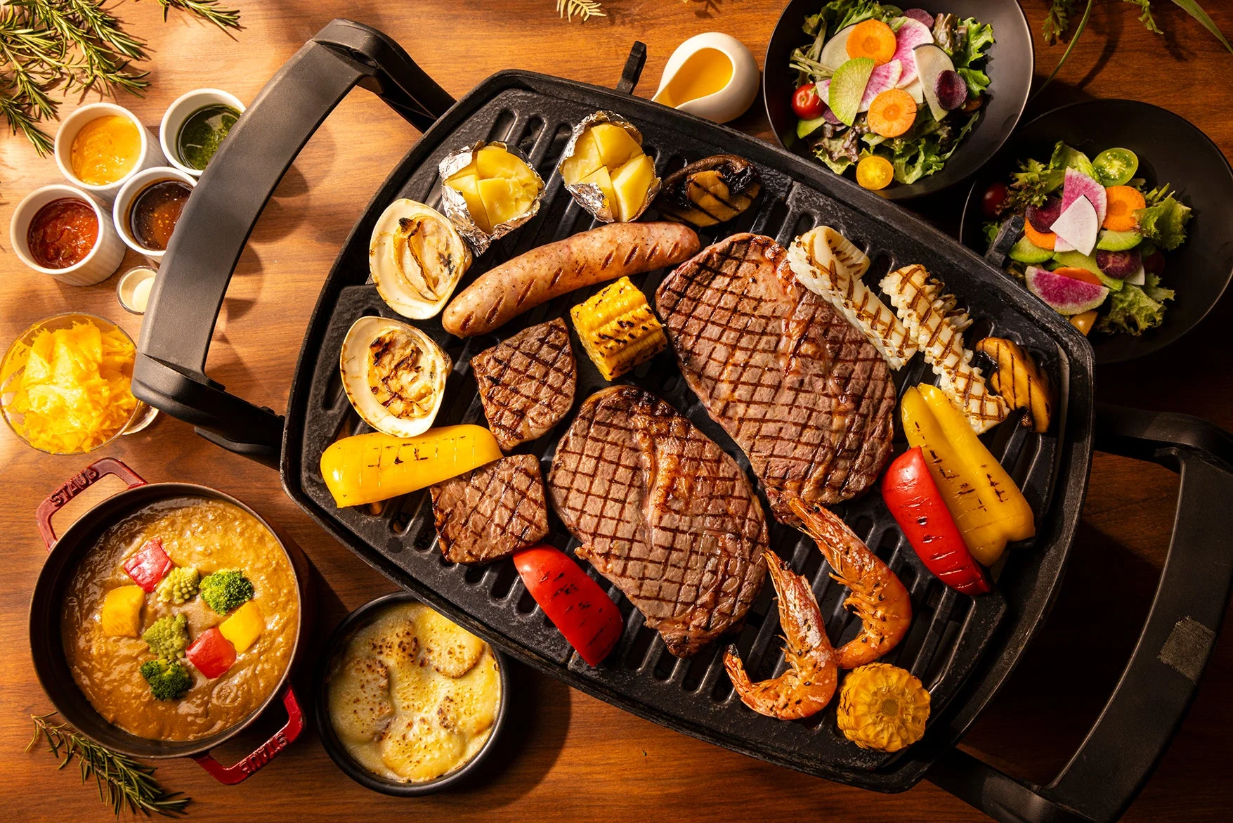 ミートラバーセットの料理