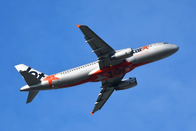 ジェットスターの飛行機