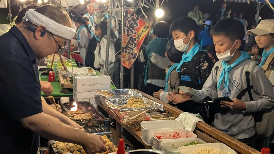 夜店の様子