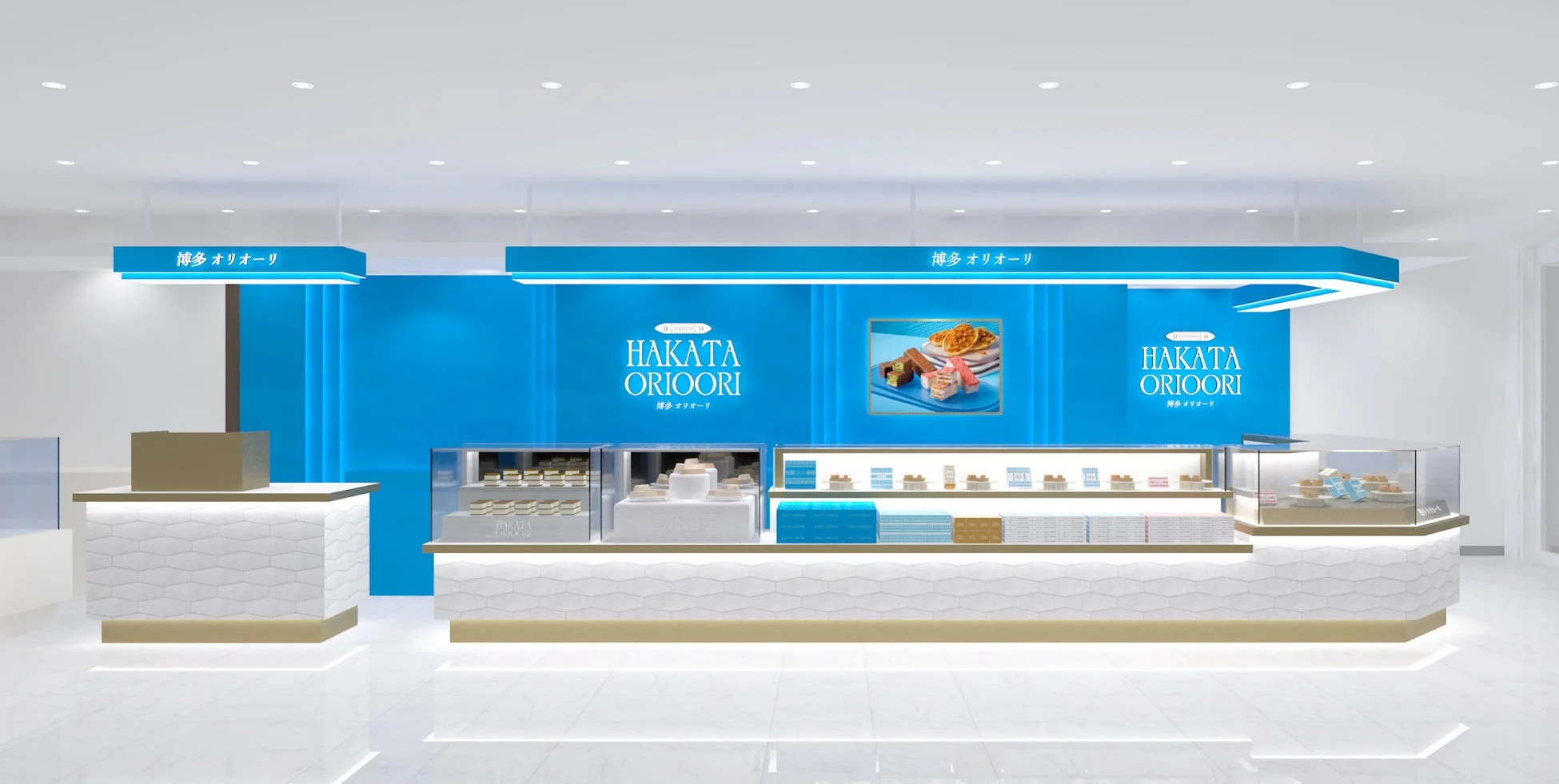 HAKATA ORIORIのモダンな店舗内装