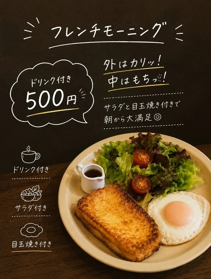 フレンチモーニングセット